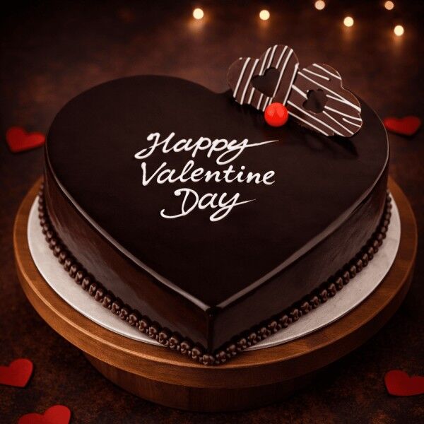 valentine chocolate cake