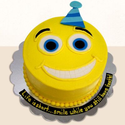 beaming happiness cake