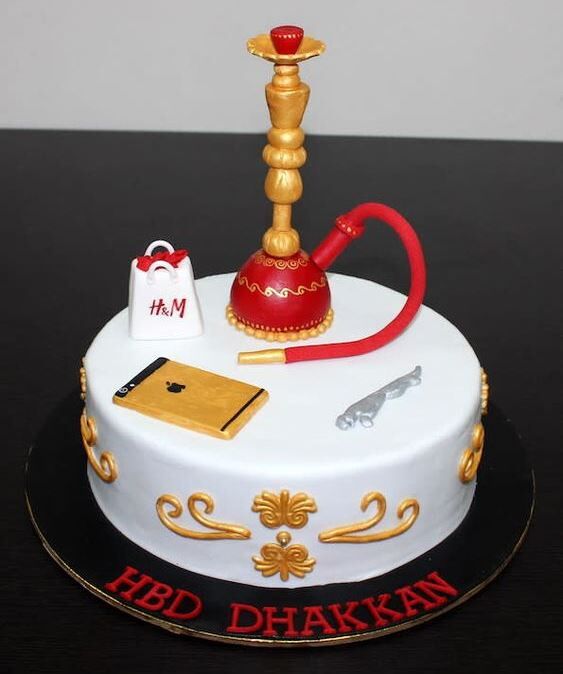 cake for hookah lover