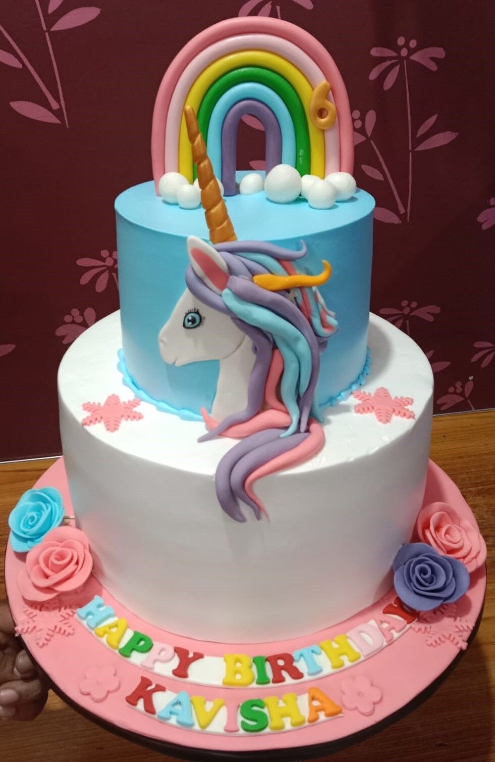 girly unicorn cake original