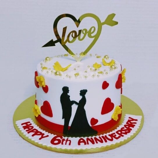 anniversary special cake