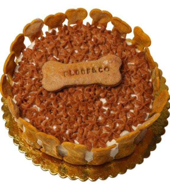 dog bone shaped cake design