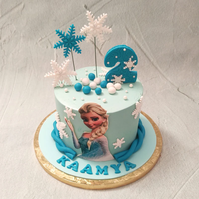 frozen elsa princess cake