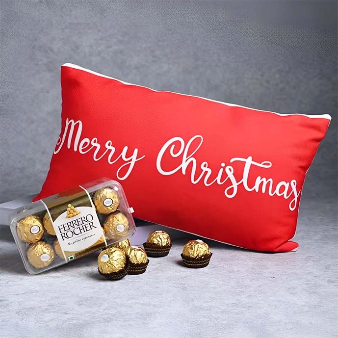 Cushion and Chocolate Celebration Combo