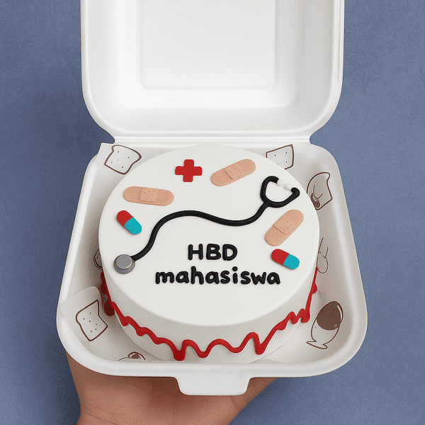doctor birthay bento cake