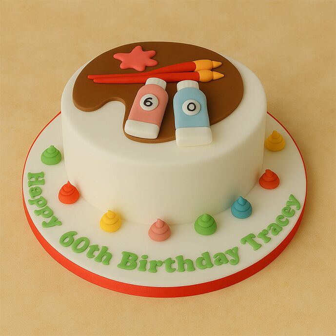 Creative Palette Cake