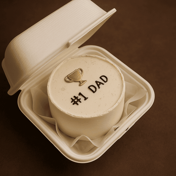 #1 Dad Trophy Bento Cake