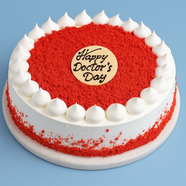 Doctors Day Special Velvet Cake