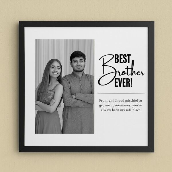 Best Brother Ever Photo Frame