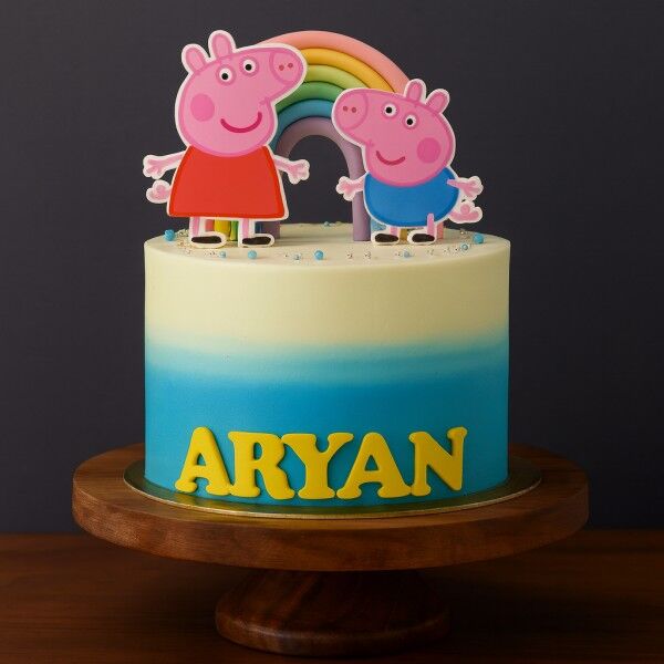 peppa and george cake