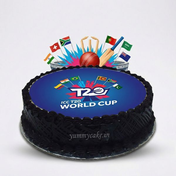 icc t20 world cup theme cake