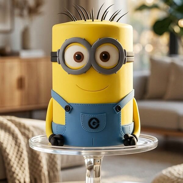 3d minion character cake