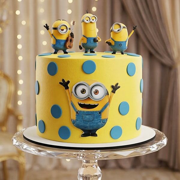 minion party celebration cake