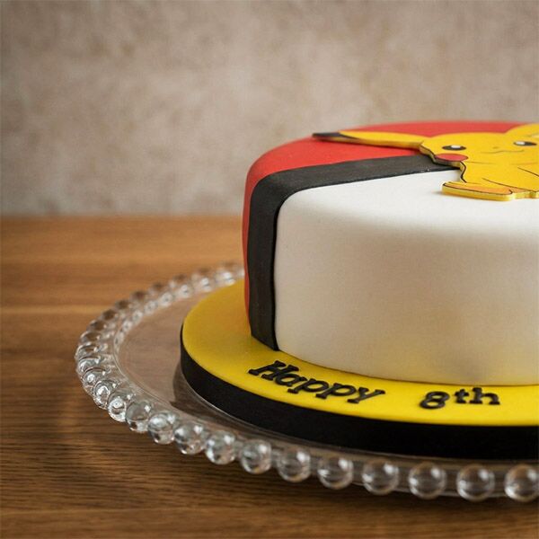 pikachu pokéball theme cake side view