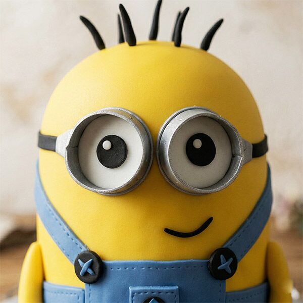 cute minion figure cake view