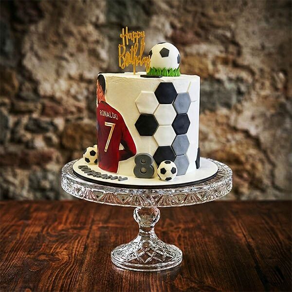 ronaldo jersey number 7 cake back view