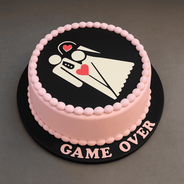 Bachelorette Photo Cake