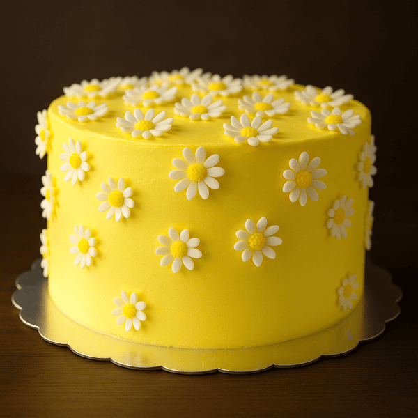 Sunshine Daisy Delight Cake