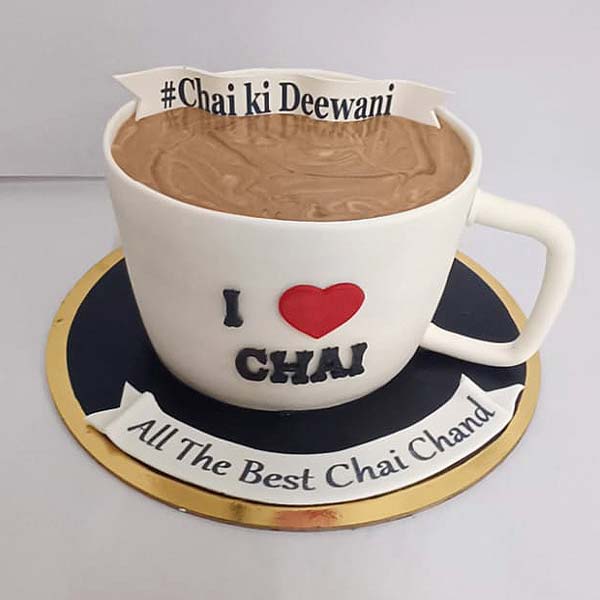 chai cup theme cake