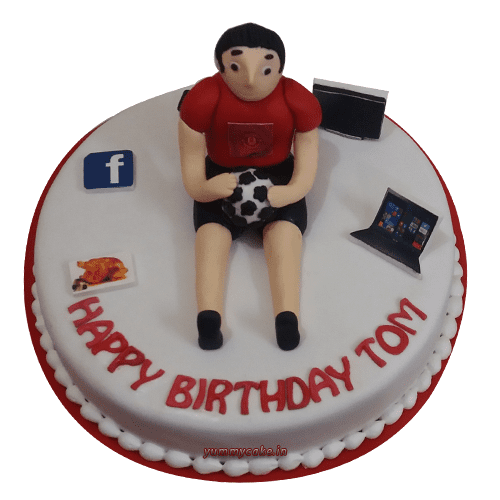football cake
