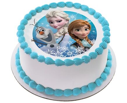frozen birthday cake