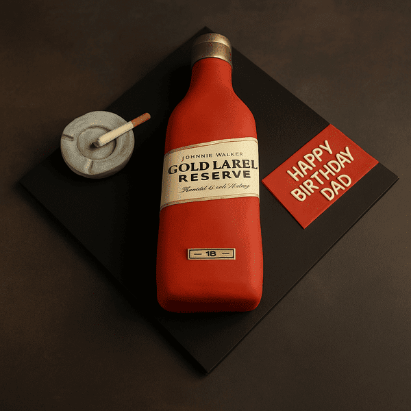 gold label reserve whiskey cake