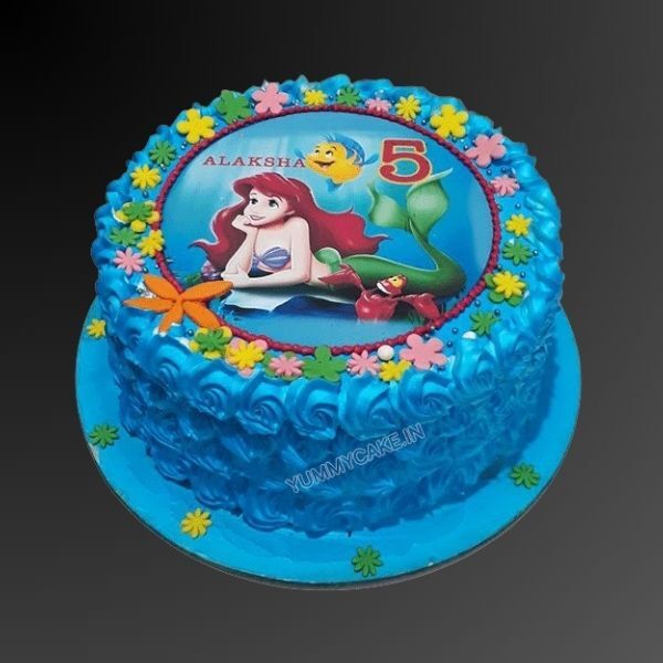 little mermaid cake