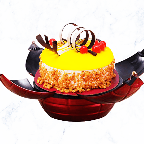 butterscotch bomb cake