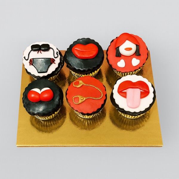 bachelor party cupcakes set of 6