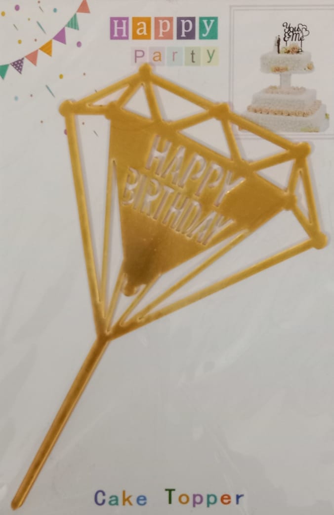 diamond birthday topper