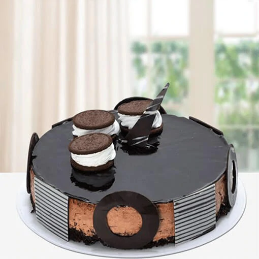 choco oreo mousse cake