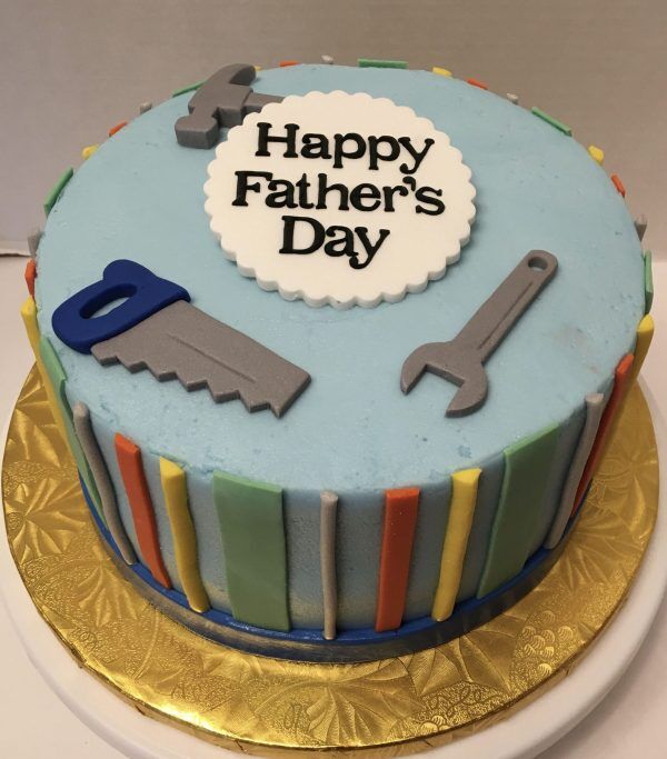 tools theme fathers day cake