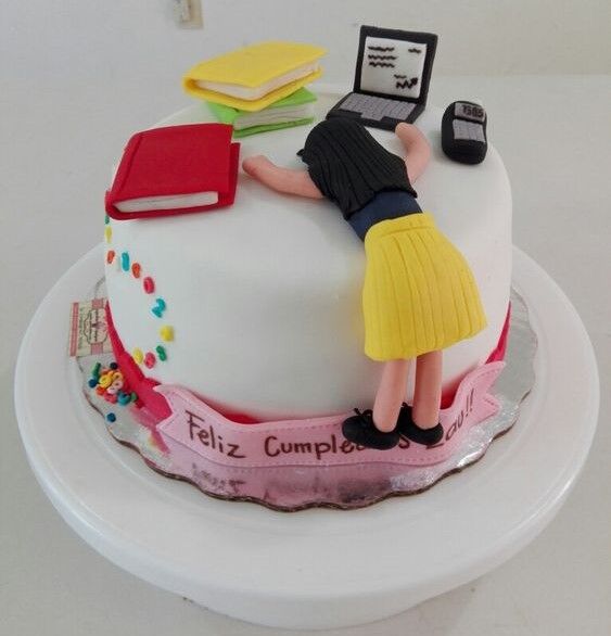 chartered accountant girl cake