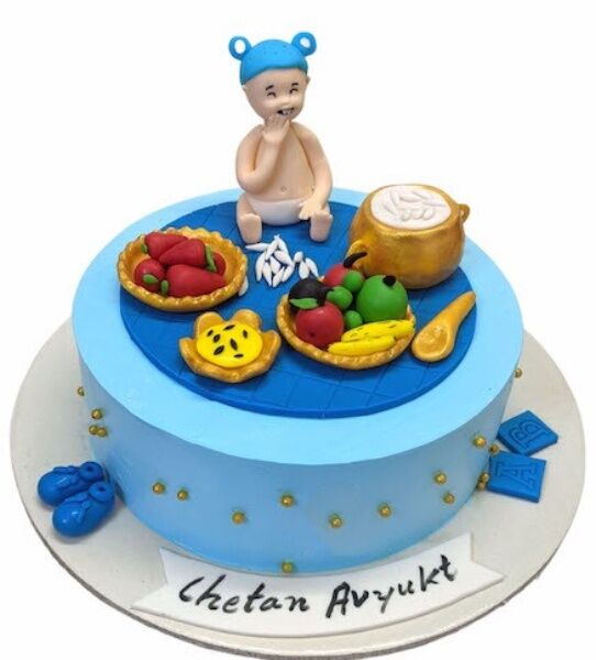 Annaprasana Cake for Baby Boy