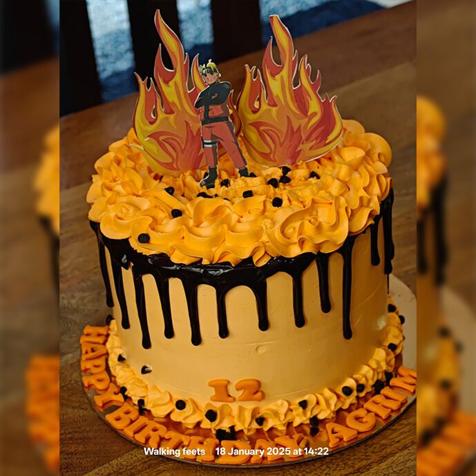 naruto birthday cake