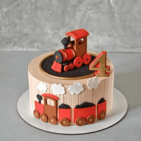 train theme cake