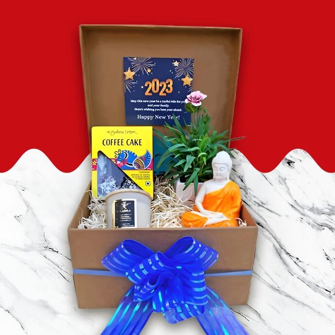 New Year Celebration Treat Basket