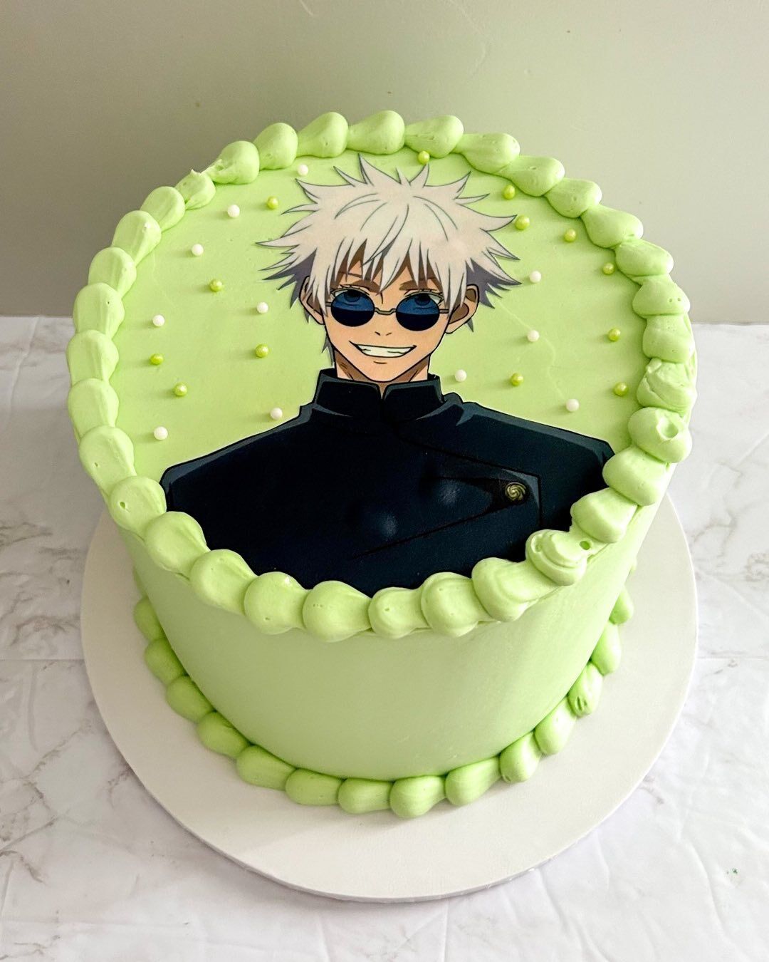 Gojo Sotaru Birthday Cake