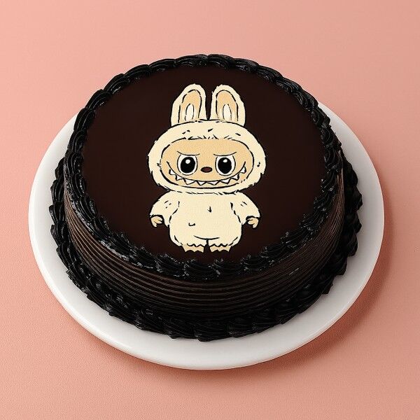 Labubu Chocolate Cake