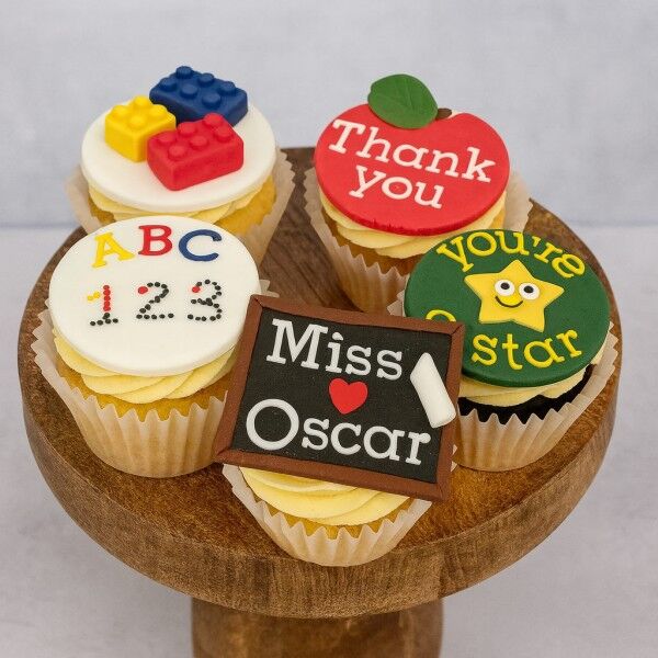 Star Teacher Cupcakes for teachers day