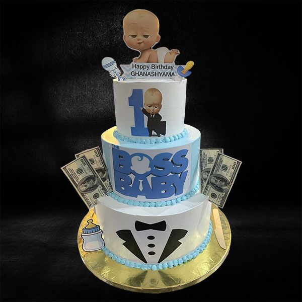 boss baby three tier cake