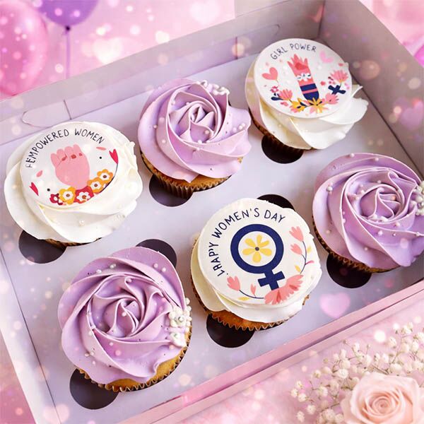 girl power cupcake box