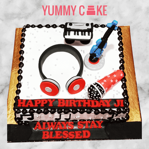 music theme cake online