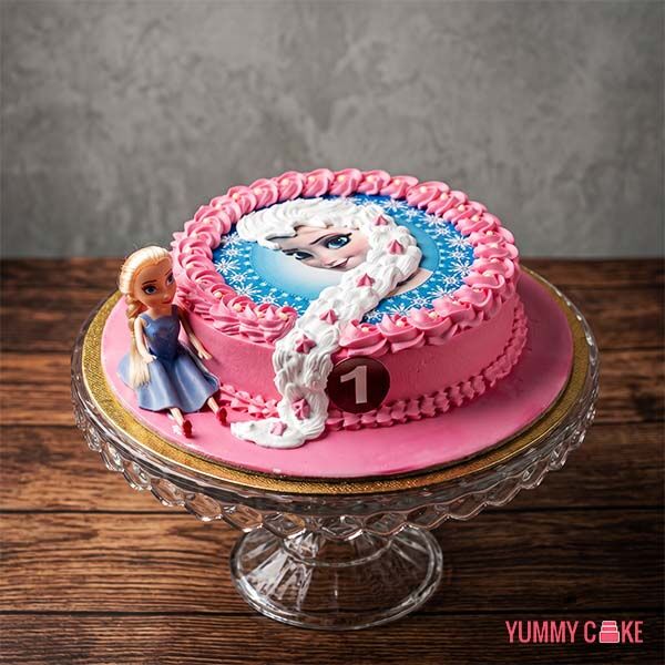 Elsa and Anna Cake