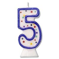 Candle 5 with cake online