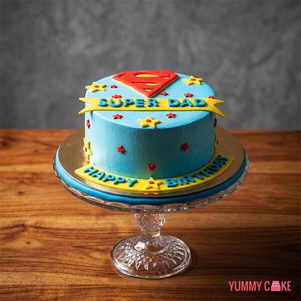 super dad birthday cake for fathers day