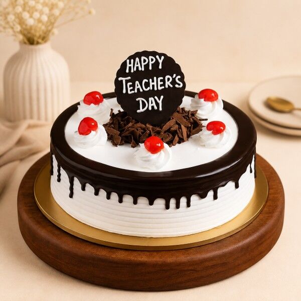 teachers day black forest cake