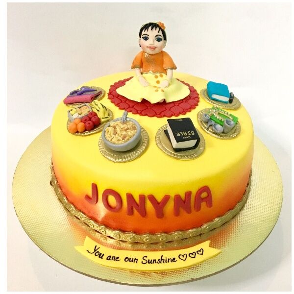 annaprasana theme cake