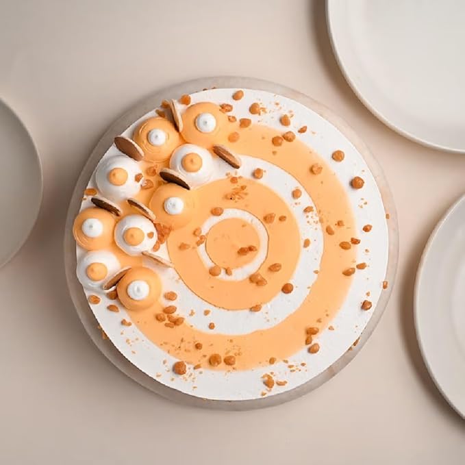 blissful cake top view