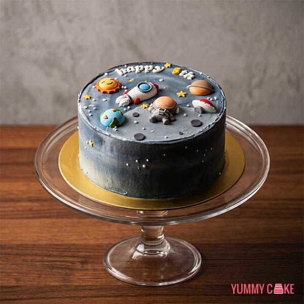 Solar System Theme Cake